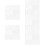 60 Pcs Diy Painting Stencils Templates Plastic Drawing Tools 10