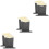6 Pcs Plush Eyeglasses Holder Display Stand 7