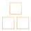 3Pcs Diy Canvas Stretcher Bars 40X40Cm Solid Wood Frame With Nails 8