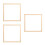 3Pcs Diy Canvas Stretcher Bars 40X40Cm Solid Wood Frame With Nails 9