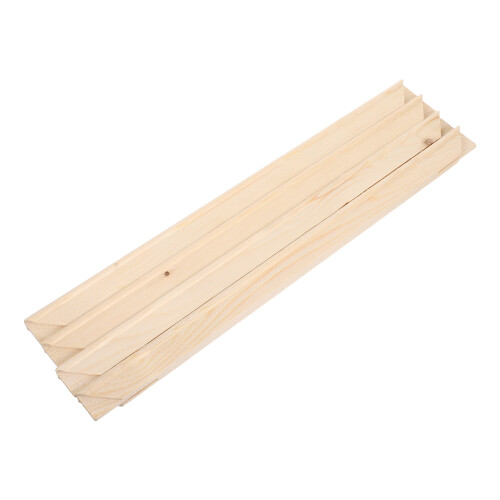 3Pcs Diy Canvas Stretcher Bars 40X40Cm Solid Wood Frame With Nails 1