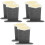 6 Pcs Plush Eyeglasses Holder Display Stand 5