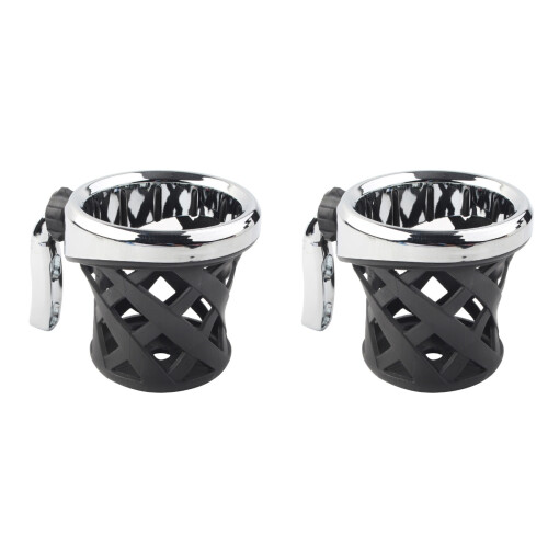 2Pcs Motorcycle Cup Holder Perch Mount Basket For Gl1800 1