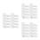 30 Pcs Radiator Support Access Cover Clip Hose Mounting 6.2mm 6