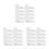 30 Pcs Radiator Support Access Cover Clip Hose Mounting 6.2mm 8