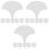 600 Pcs Shell Shaped Quilting Paper Piecing Templates 5