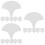 600 Pcs Shell Shaped Quilting Paper Piecing Templates 9