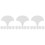600 Pcs Shell Shaped Quilting Paper Piecing Templates 6