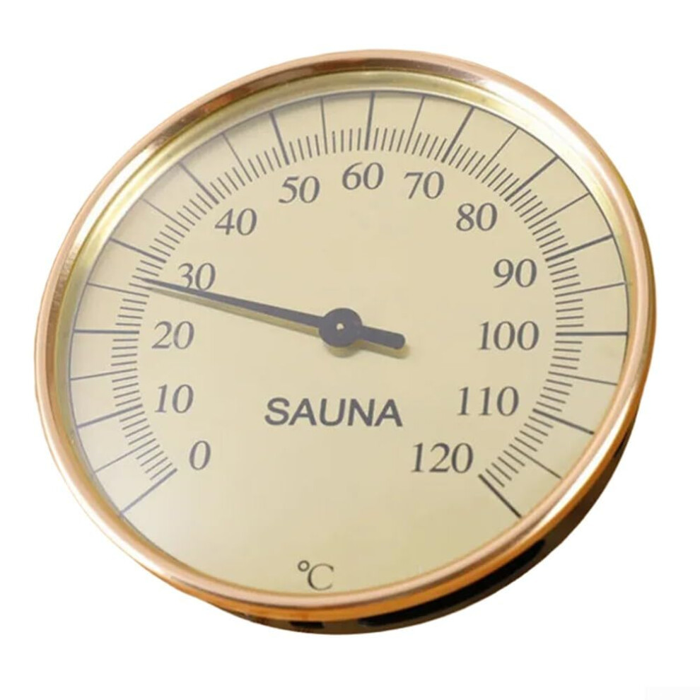 BatteryFree Sauna Thermometer And Hygrometer With Al Alloy Construction For Accurate Bimetallic Sensor Temp And Humidity