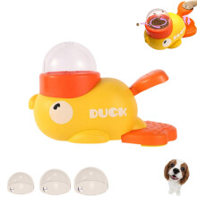 Cat Treat Slot Machine Cat Slot Machine Treat Dispenser 2-In-1 Interactive Slow Feeder Puzzle Toy Yellow
