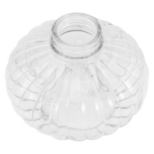 2Pcs Glass Lamp Font Pumpkin Shaped Kerosene Tank For Vintage Lamps