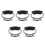 5Pcs Universal Pot Lid Handle Knob Stainless Steel Bakelite 6
