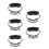 5Pcs Universal Pot Lid Handle Knob Stainless Steel Bakelite 5