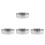 4Pcs Stainless Steel Egg Steaming Bowl For Use 10