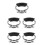 5Pcs Universal Pot Lid Handle Knob Stainless Steel Bakelite 8