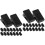 200 Pcs Self Adhesive Plastic Spring Clips For Badge Holders 6