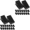 200 Pcs Self Adhesive Plastic Spring Clips For Badge Holders 5
