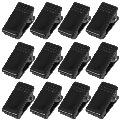 200 Pcs Self Adhesive Plastic Spring Clips For Badge Holders 1