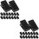 200 Pcs Self Adhesive Plastic Spring Clips For Badge Holders 8