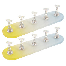 10 Sets Nail Stand For Press On Nails Magnetic Fake Nail Holder