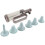 2 Sets Plastic Cookie Press Kit With Comfort Grip Biscuit Maker 11