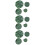 3 Sets Of 8Pcs Artificial Lotus Leaf Eva Stage Props Green 8
