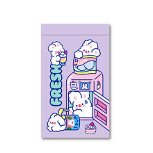 (Snack Bunny 22.3x13.5) Self Sealing Bag PET CCP Wear Resistant Snack Pouch Bunny 22.3x13.5cm