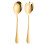 6 Pcs Stainless Steel Serving Spoons For Fruit Salad And Fork 1