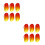 12 Pcs Artificial Fruit Model Ornament Realistic Design 10