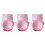 3 Pcs Snack Bowl With Phone Holder Bear Shape Pink 4