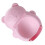 3 Pcs Snack Bowl With Phone Holder Bear Shape Pink 10