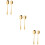 6 Pcs Stainless Steel Serving Spoons For Fruit Salad And Fork 9