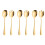 6 Pcs Stainless Steel Serving Spoons For Fruit Salad And Fork 4