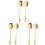 6 Pcs Stainless Steel Serving Spoons For Fruit Salad And Fork 2