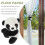 20 Pcs Plush Panda Memo Clips For Home 8