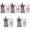 10 Pcs Easter Bunny Gnome Doll Scandinavian Home Decor Rabbit 5