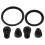 2 Sets Diaphragm And Ear Tips Replacement Parts 10