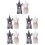 10 Pcs Easter Bunny Gnome Doll Scandinavian Home Decor Rabbit 8