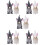 10 Pcs Easter Bunny Gnome Doll Scandinavian Home Decor Rabbit 10