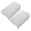 8 Pcs Clear Wall Mounted Spice Racks Floating Kitchen Bathroom Organizer 2