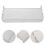 8 Pcs Clear Wall Mounted Spice Racks Floating Kitchen Bathroom Organizer 11