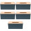 5Pcs Modern Rectangle Tissue Storage Box Holder Case 9