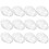 12 Pcs Plastic Fillable Egg Ornaments For Decor And Candy Storage 1