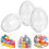 12 Pcs Plastic Fillable Egg Ornaments For Decor And Candy Storage 3