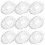 12 Pcs Plastic Fillable Egg Ornaments For Decor And Candy Storage 10