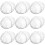 12 Pcs Plastic Fillable Egg Ornaments For Decor And Candy Storage 8