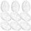 12 Pcs Plastic Fillable Egg Ornaments For Decor And Candy Storage 4