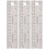 9 Pcs Multi-Function Kids Rulers With Cork Backing Portable Straight 1