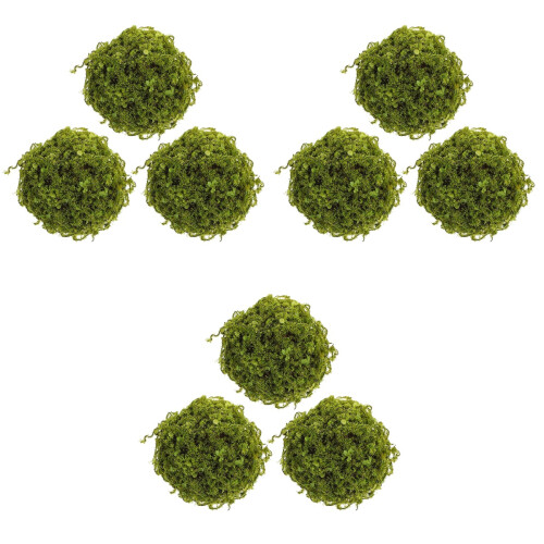 9 Pcs Artificial Hanging Topiary Plant Balls For Ceiling Green 2