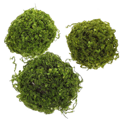 9 Pcs Artificial Hanging Topiary Plant Balls For Ceiling Green